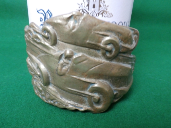 Picture of 1930`s French GP champagne collar. Gilt brass (SOLD)